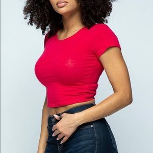 Donna Crop Top - Red